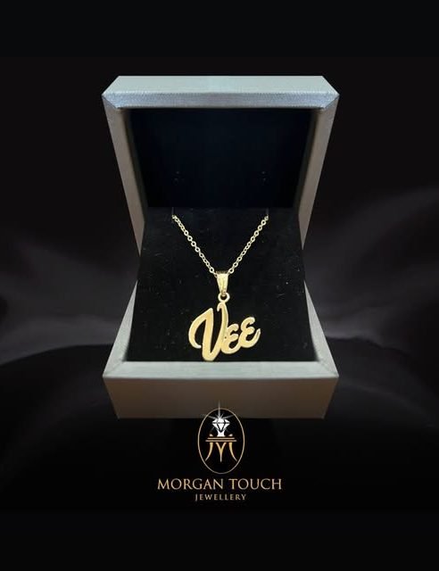 Name pendant, made to order, Morgan Touch